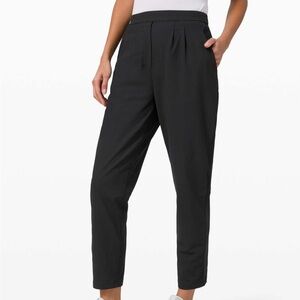 Lululemon athletic high rise pleated trousers